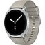 Galaxy Watch 8 | 40 мм | 4G LTE | Silver | Hybrid/Taupe | S/M/L, Тип ремешка : Hybrid, Размер корпуса : 40 мм, Цвет: Silver, Цвет ремешка: Taupe, Размер ремешка : S/M/L, Подключение часов : Bluetooth / Wi-Fi + 4G LTE, изображение 2